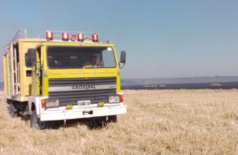 EL AUTOBOMBA DE SAN GUSTAVO ACTUÓ EN DOS INCENDIOS