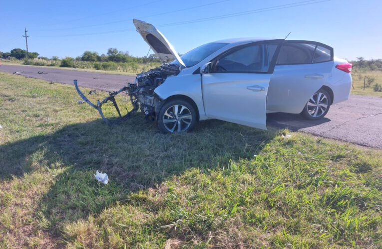 En hora de la Tarde se produjo un accidente a 4 km del acceso a la ciudad de Bovril