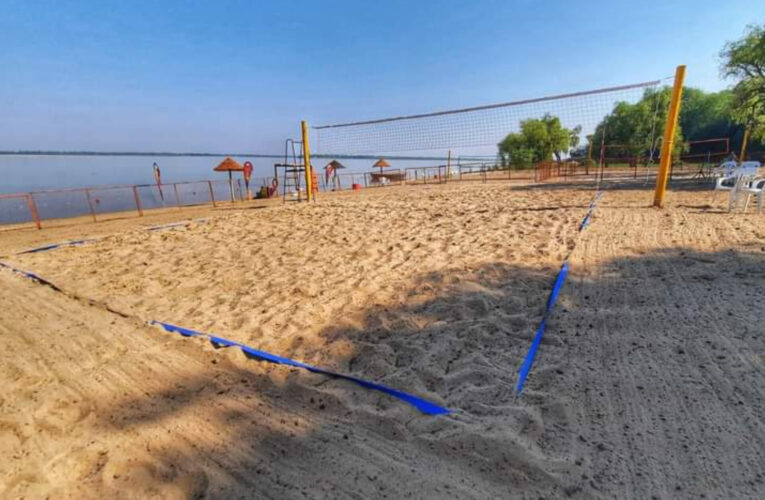 «Ya estamos en modo Beach Volley»Manifestó el intendente Bruno Sarubi.