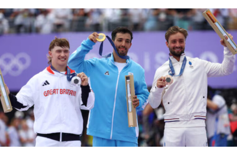 Primera medalla de oro para Argentina en París 2024: José “el Maligno” Torres se consagró en el BMX freestyle