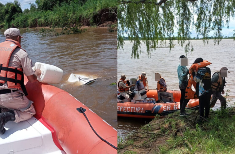 Entre Ríos: Prefectura rescató a cinco personas tras el hundimiento de una embarcación