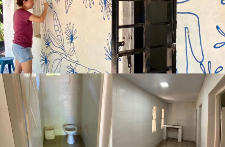 La Paz : Se continúa trabajando en el acondicionamiento de los baños de playa “La Curtiembre