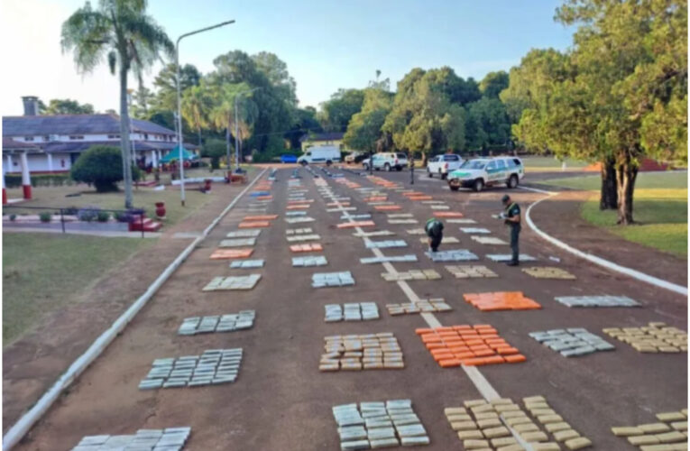 Misiones : Secuestraron tres toneladas y media de marihuana en un depósito de Capioví