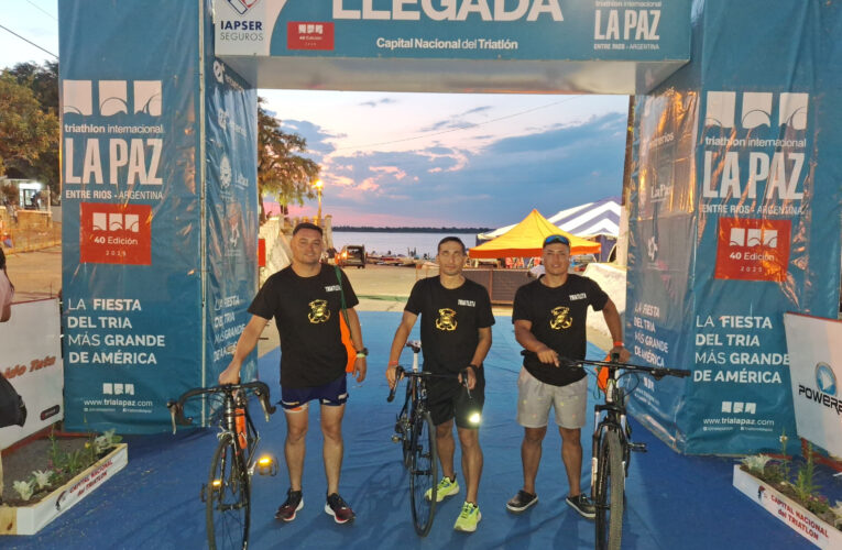 Prefectura participó de la 40° Triatlón Internacional de La Paz”
