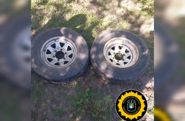 Tras una búsqueda intensiva ,la Policía logro localizar dos Ruedas que habían sido sustraídas.