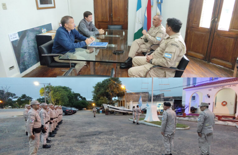 El Director de Educación de la Prefectura Naval Argentina,visitó la Prefectura La Paz
