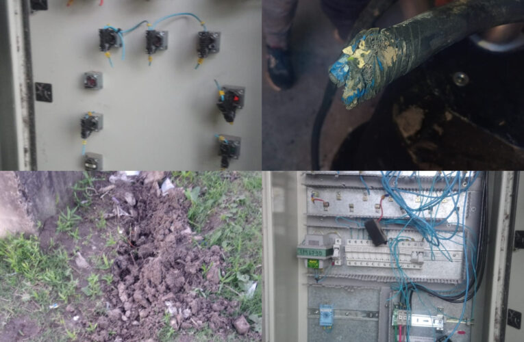 LA PAZ : VANDALISMO EN ESTACIÓN ELEVADORA DE CLOACAS