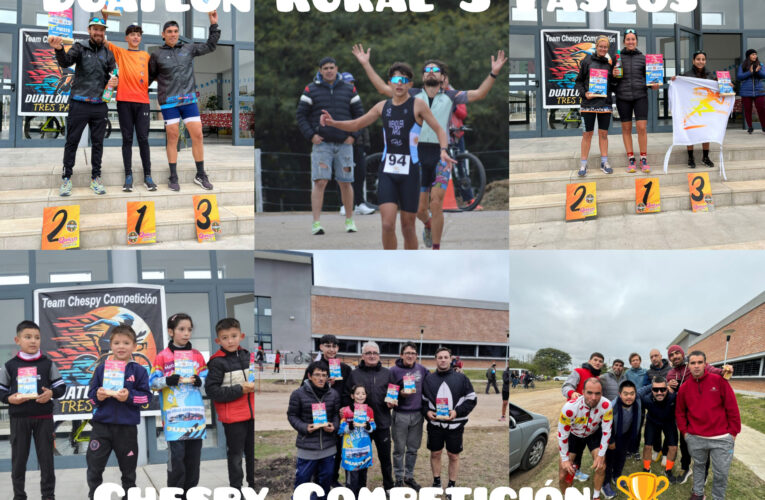 Con gran éxito se llevó a cabo la 2da Fecha de Duatlón Rural 3 Paseos organizado por Chespy Competición Incluyendo Duatletas de otras Localidades y Provincias.