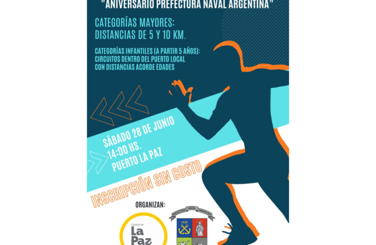 Entre Ríos: Prefectura organizará una Maratón Comunitaria en conmemoración de su 215º Aniversario