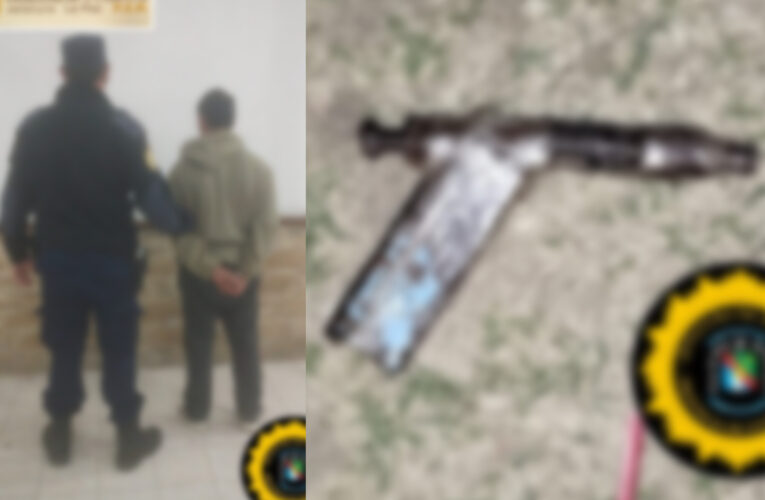 Detienen a una persona por Abuso de Arma y portación Ilegal de arma de Fuego en La Paz.