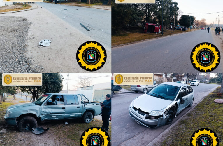 La Paz : Accidente de Tránsito con lesionados leves