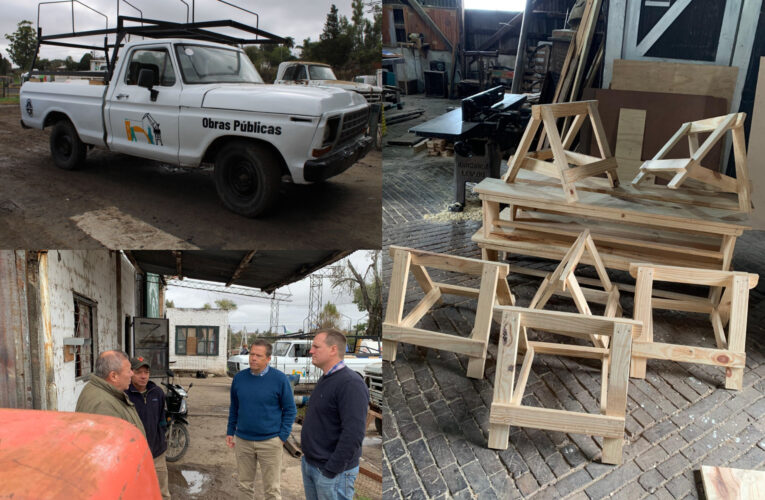 El Intendente Walter Martin recorrió el Taller Municipal y destacó su rol clave en el Funcionamiento de los Servicios Públicos.