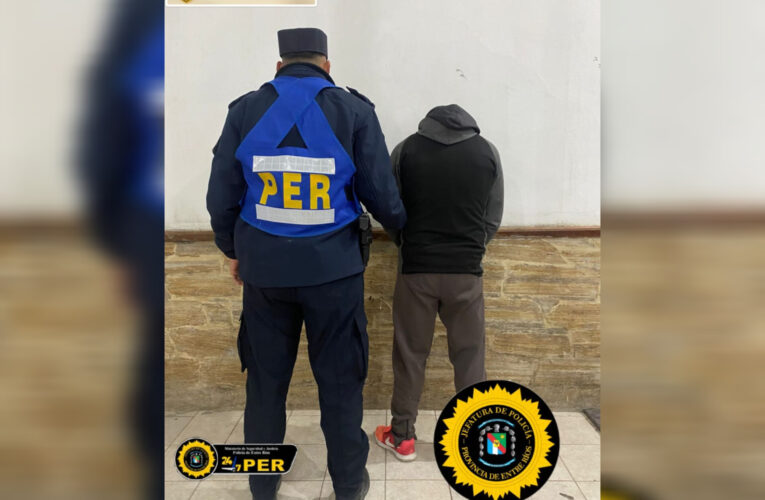 La Paz : Detienen a un hombre buscado por robos agravados en Buenos Aires