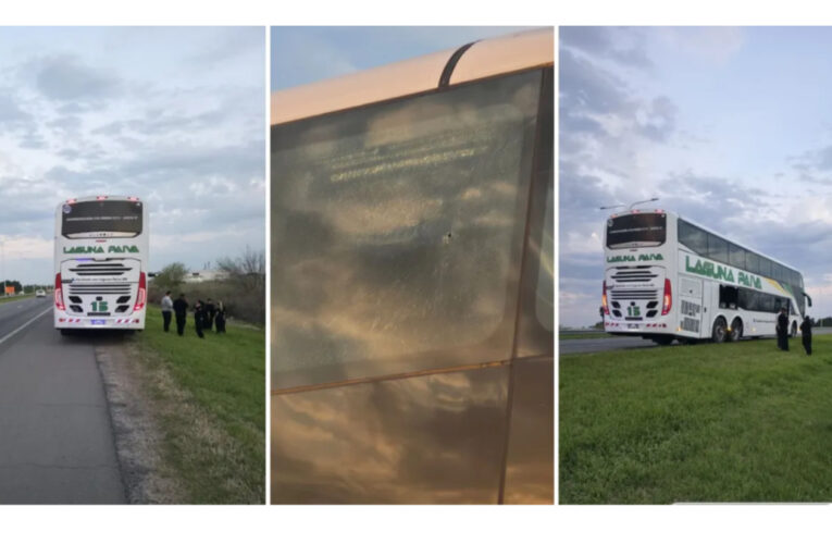 Atacaron a balazos un colectivo que trasladaba policías por la autopista Santa Fe – Rosario