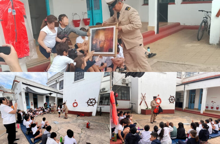 Estudiantes de La Paz visitaron la Prefectura y conocieron el trabajo de la Autoridad Marítima