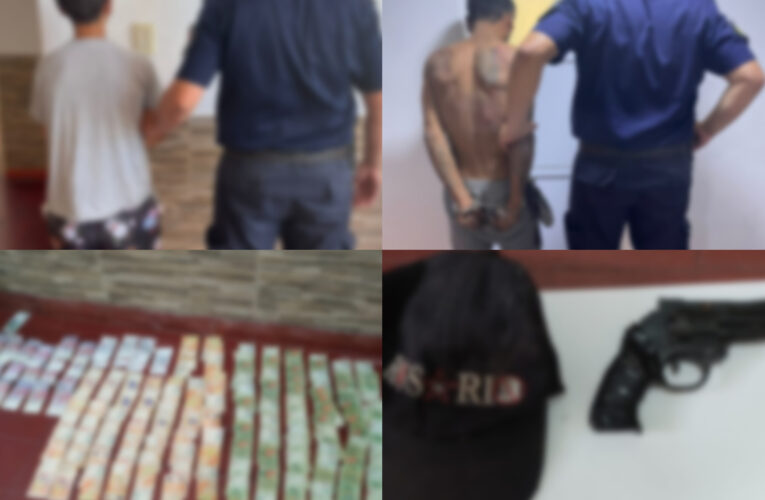 Robo calificado en Santa Elena: rápida intervención policial permitió detener a los autores