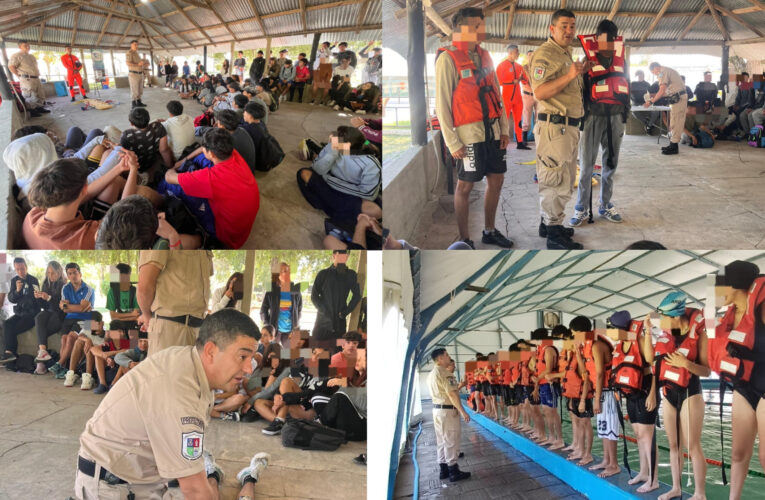 Prefectura brindó una charla de concientización sobre seguridad acuática en La Paz