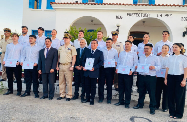 Finalizó el Ciclo Lectivo en la Escuela de Formación de la Marina Mercante La Paz