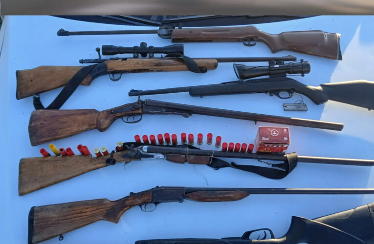 Cuatro allanamientos simultáneos en Yeso Oeste: secuestran armas y municiones