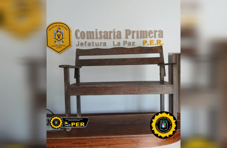 La Paz : Recuperan sillón sustraído en barrio Puerto Márquez tras rápida intervención policial