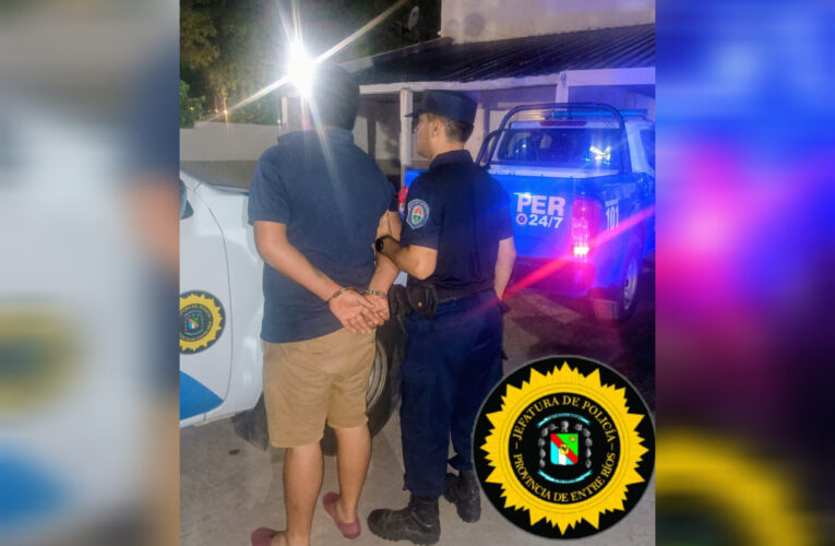 Detenido en San Gustavo por amenazar de muerte a su pareja en la vía pública