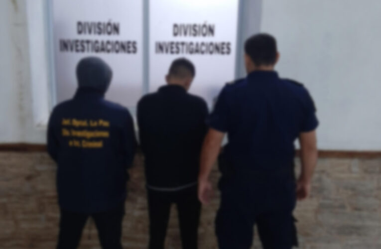 Detienen a un joven tras un robo calificado con arma blanca en La Paz