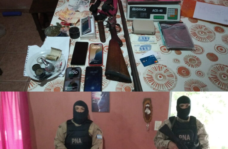 Entre Ríos: Prefectura realizó tres allanamientos por venta de droga